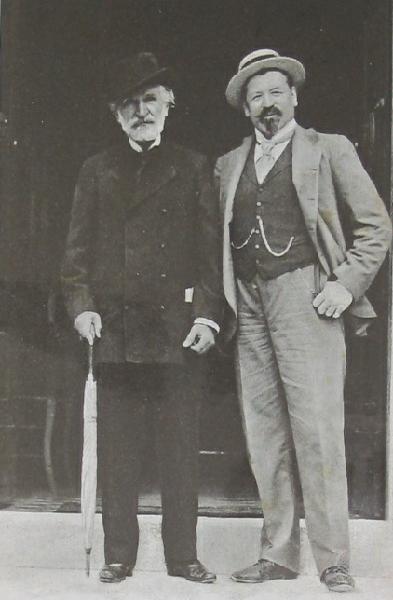 A Picture of Tamagno with Verdi
